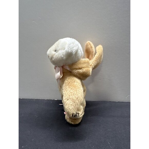 Vintage Ganz 1995 Hops Plush Bunny Toy With Bow & Embroidered Features - Picture 8 of 9